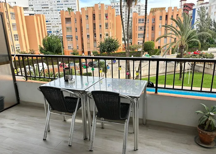 Apt. En la Playa, Wifi rápido y piscina.